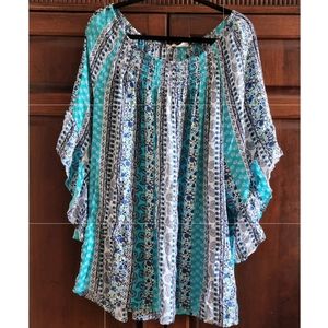 Terra & Sky plus size tunic 2x 22/24w